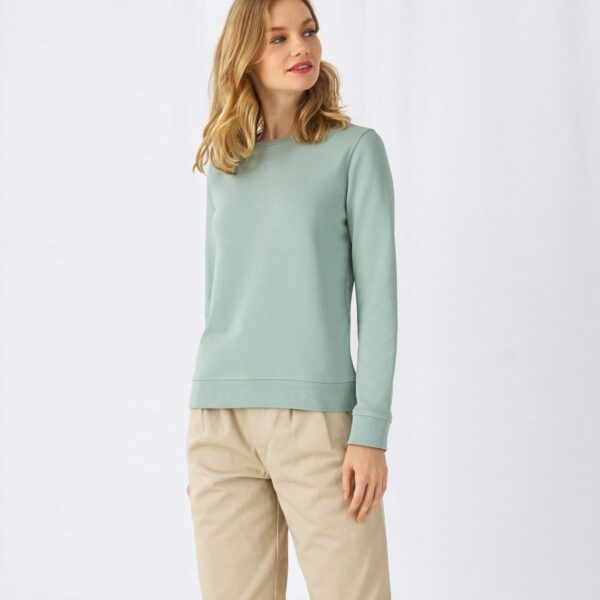 Moteriškas organinės medvilnės džemperis be kapišono B&C Organic Crew Neck Women - Image 2