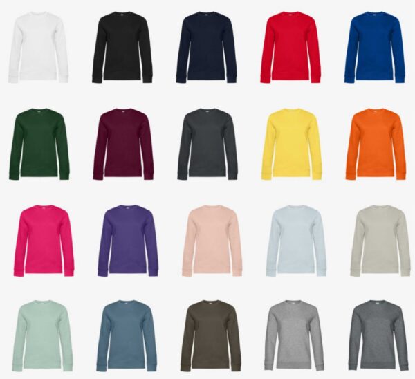 Moteriškas džemperis be kapišono B&C Queen Crew Neck - Image 7