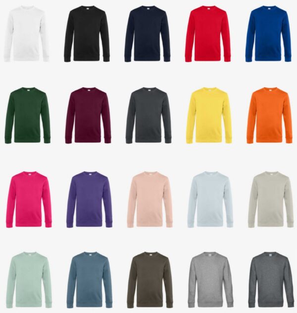 Vyriškas džemperis be kapišono B&C King Crew Neck - Image 10