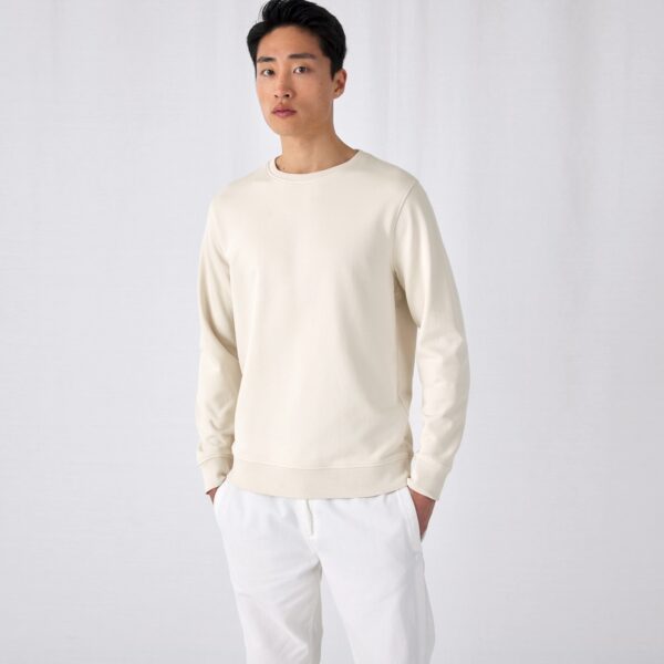Vyriškas organinės medvilnės džemperis be kapišono B&C Organic Crew Neck